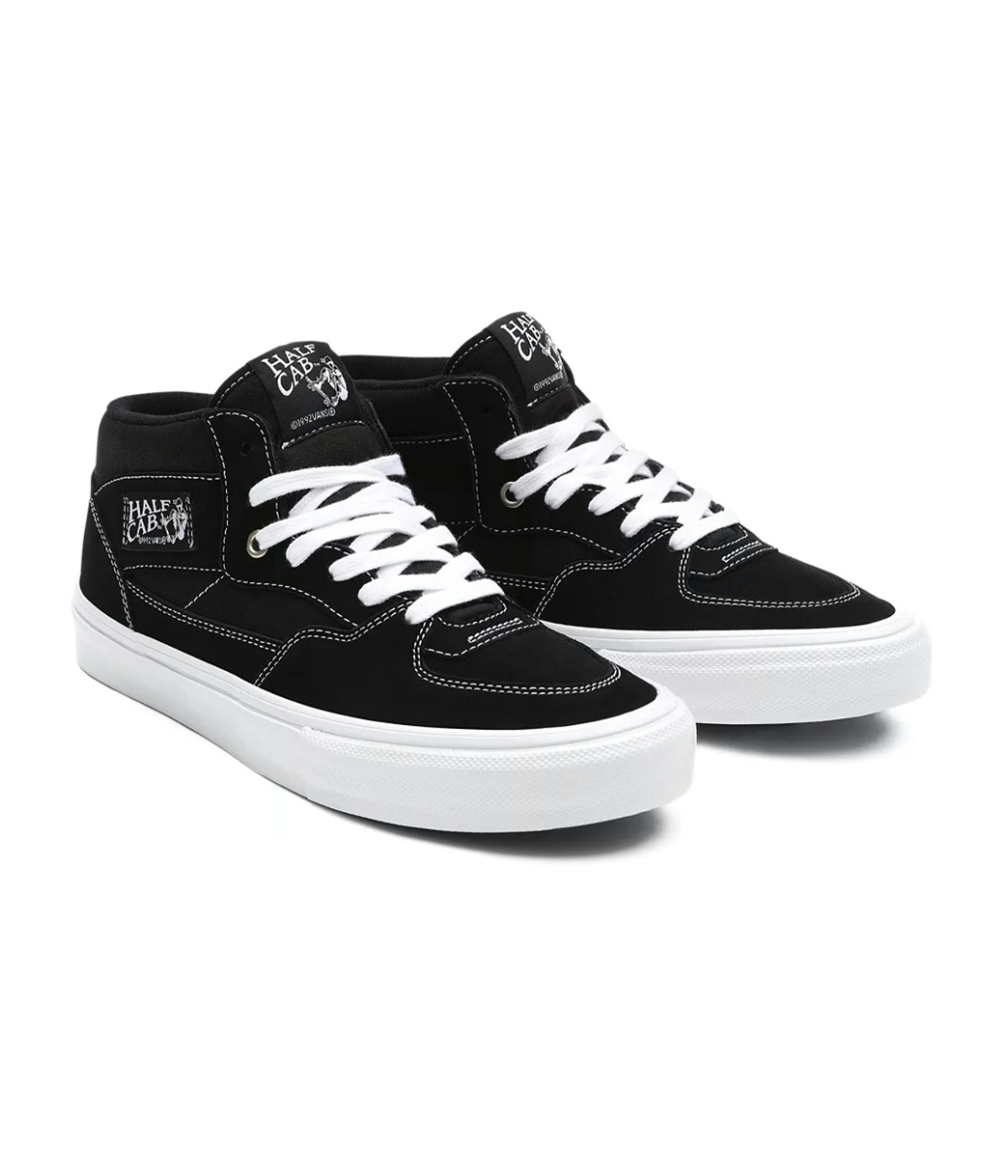 Vans Skate Half Cab Shoes - Skor Black/White