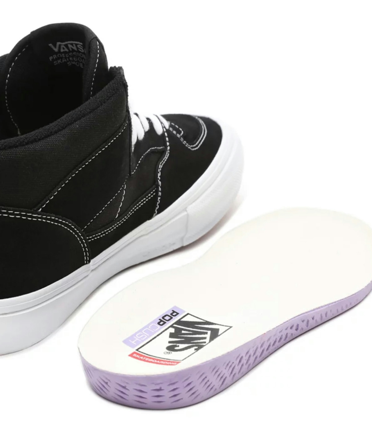 Vans Skate Half Cab Shoes - Skor Black/White 3