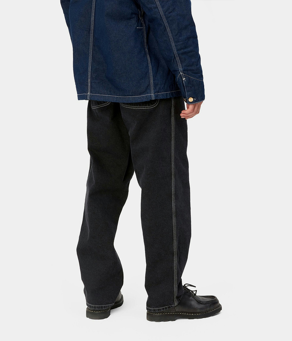 Carhartt Pant Simple Black/Stone washed 2