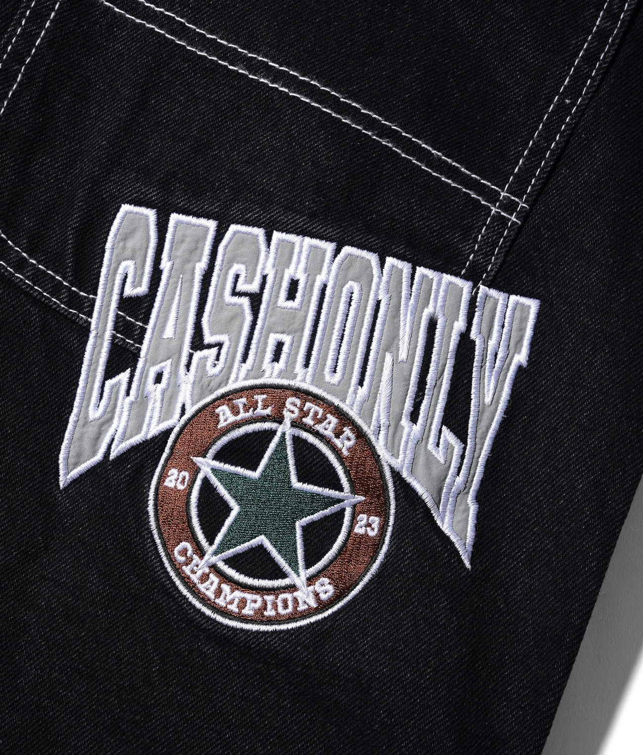 Cash Only All Star Baggy Denim Jeans Black 3