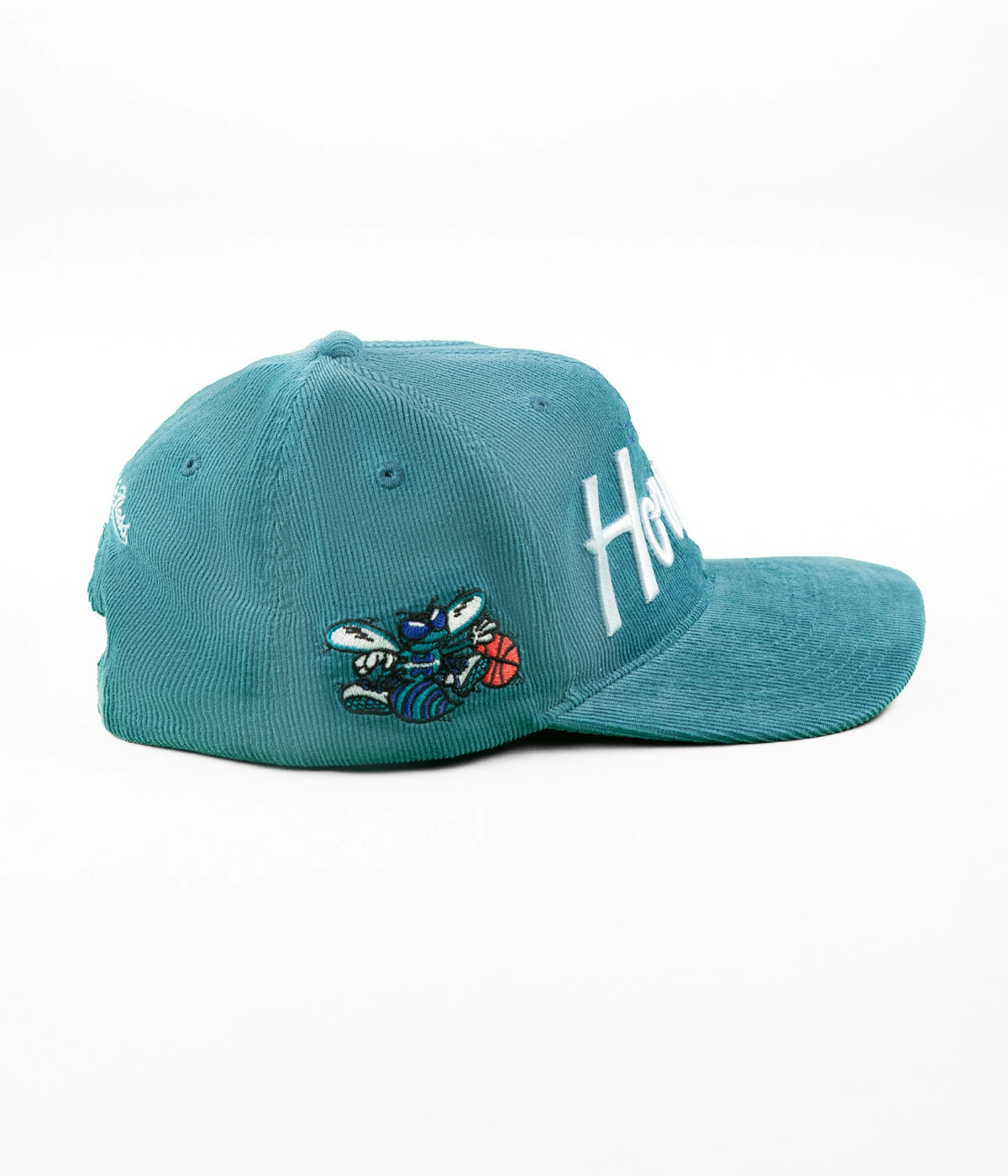 Mitchell & Ness Montage Cord Snapback - Charlotte Hornets Cap Teal 3