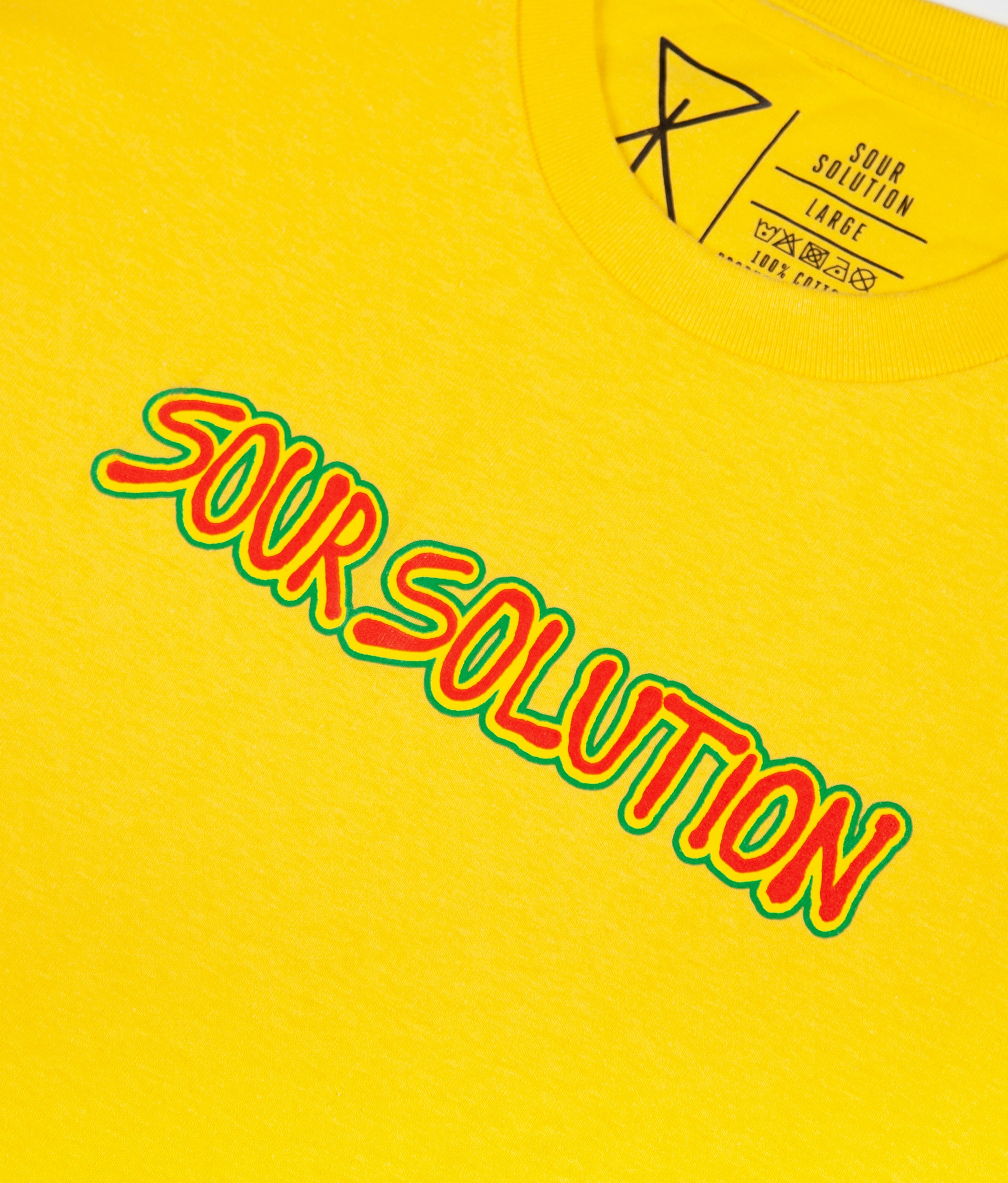 Sour Solution Brains T-shirt Yellow 2