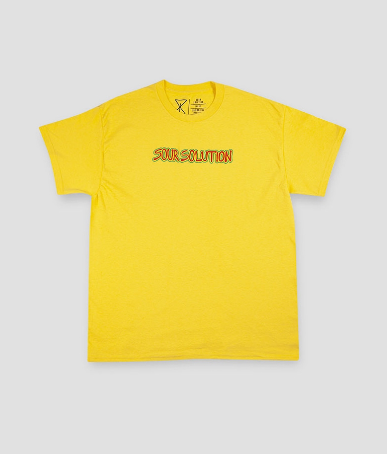 Sour Solution Brains T-shirt Yellow 1