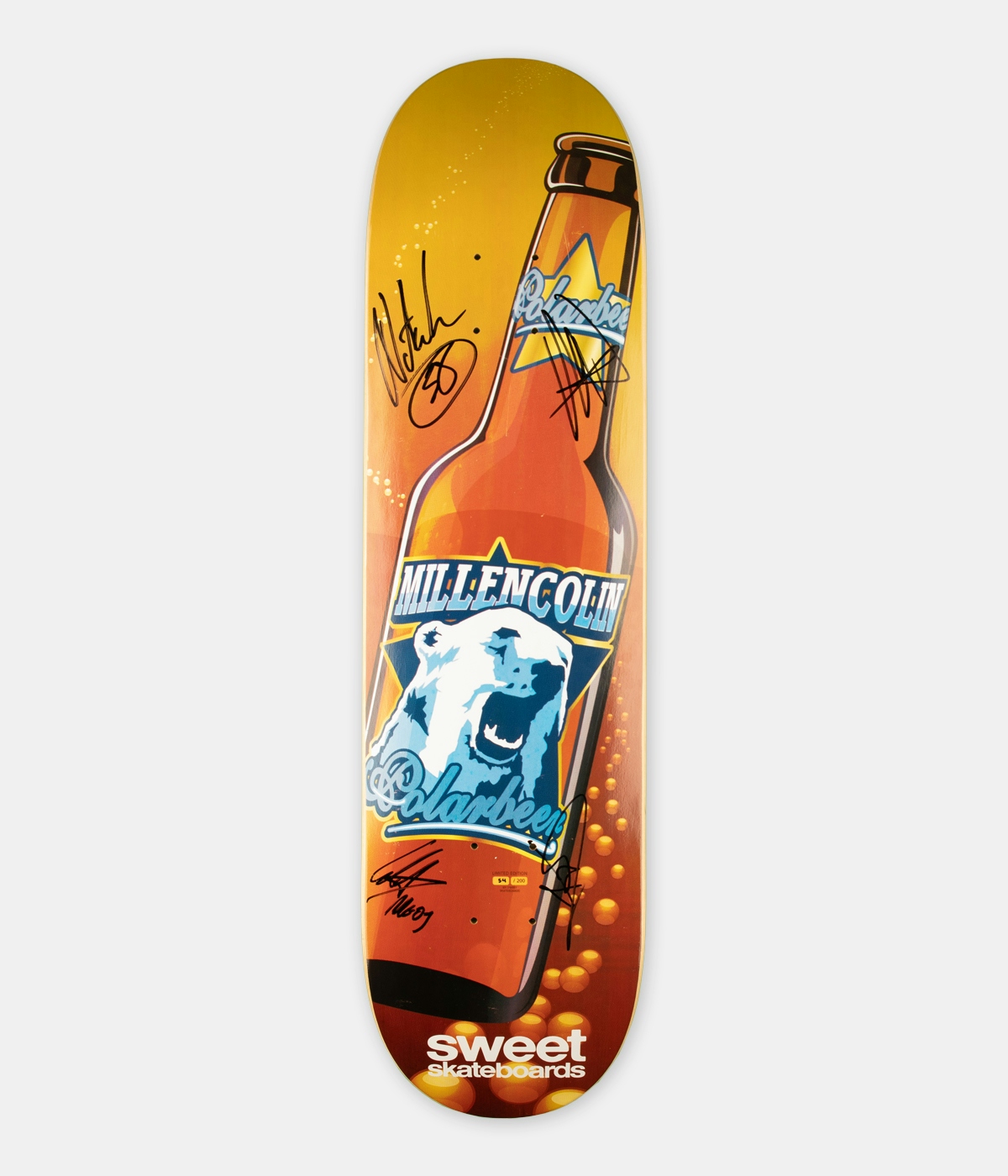 Vintage & Second Hand Millencolin Polarbeer Skateboard 8" Multi 1