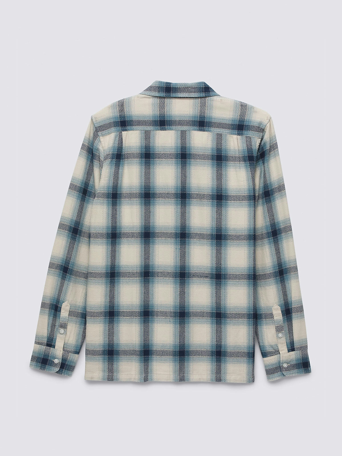 Vans Krug Long Sleeve Shirt Oatmeal/Dress Blues 2