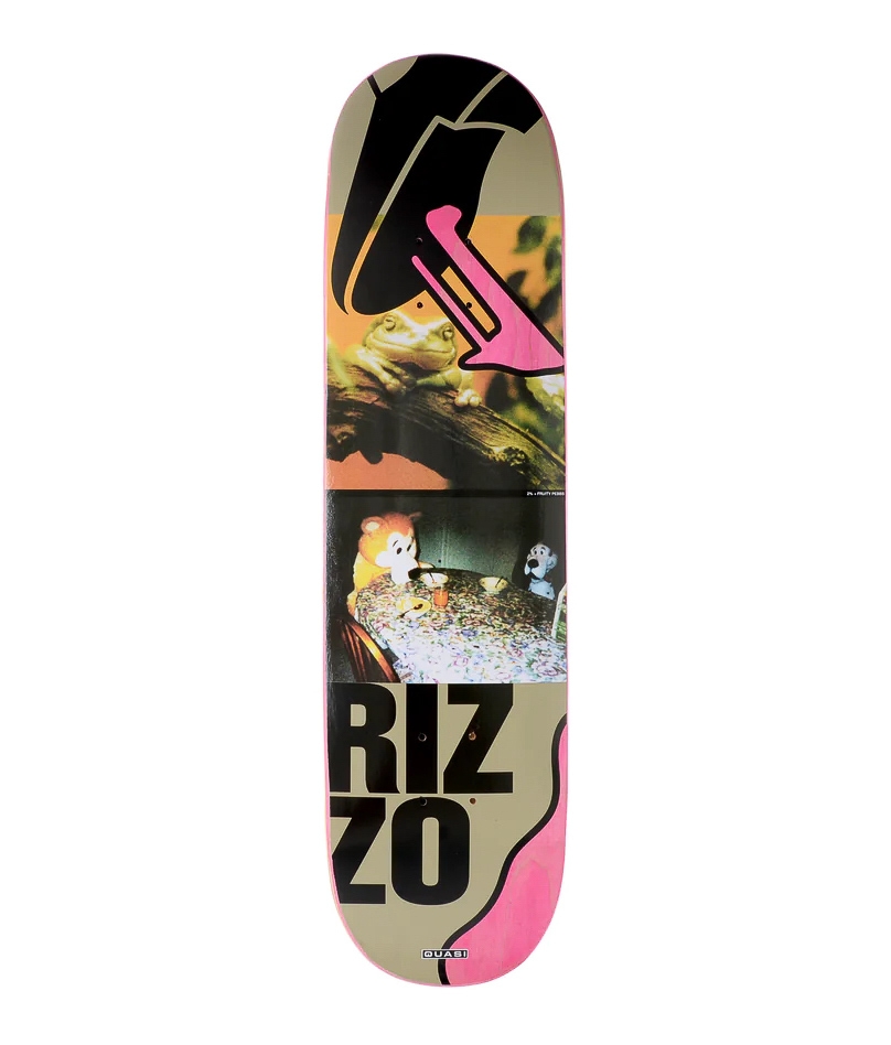 Quasi Rizzo Cereal Skateboard 8.125" Pink 1