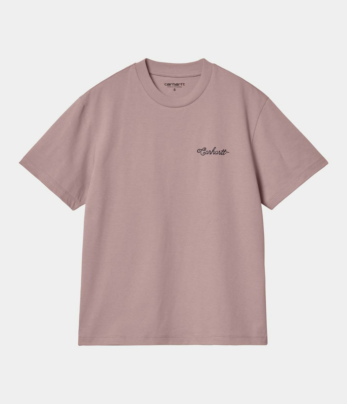 Carhartt T-Shirt W' S/S Stitch Glassy Pink / Dark Navy 1
