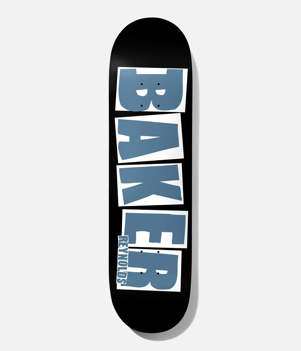 Baker Reynolds Brand Name Dipped Black/blue Skateboard 8.25" Multicolor 1