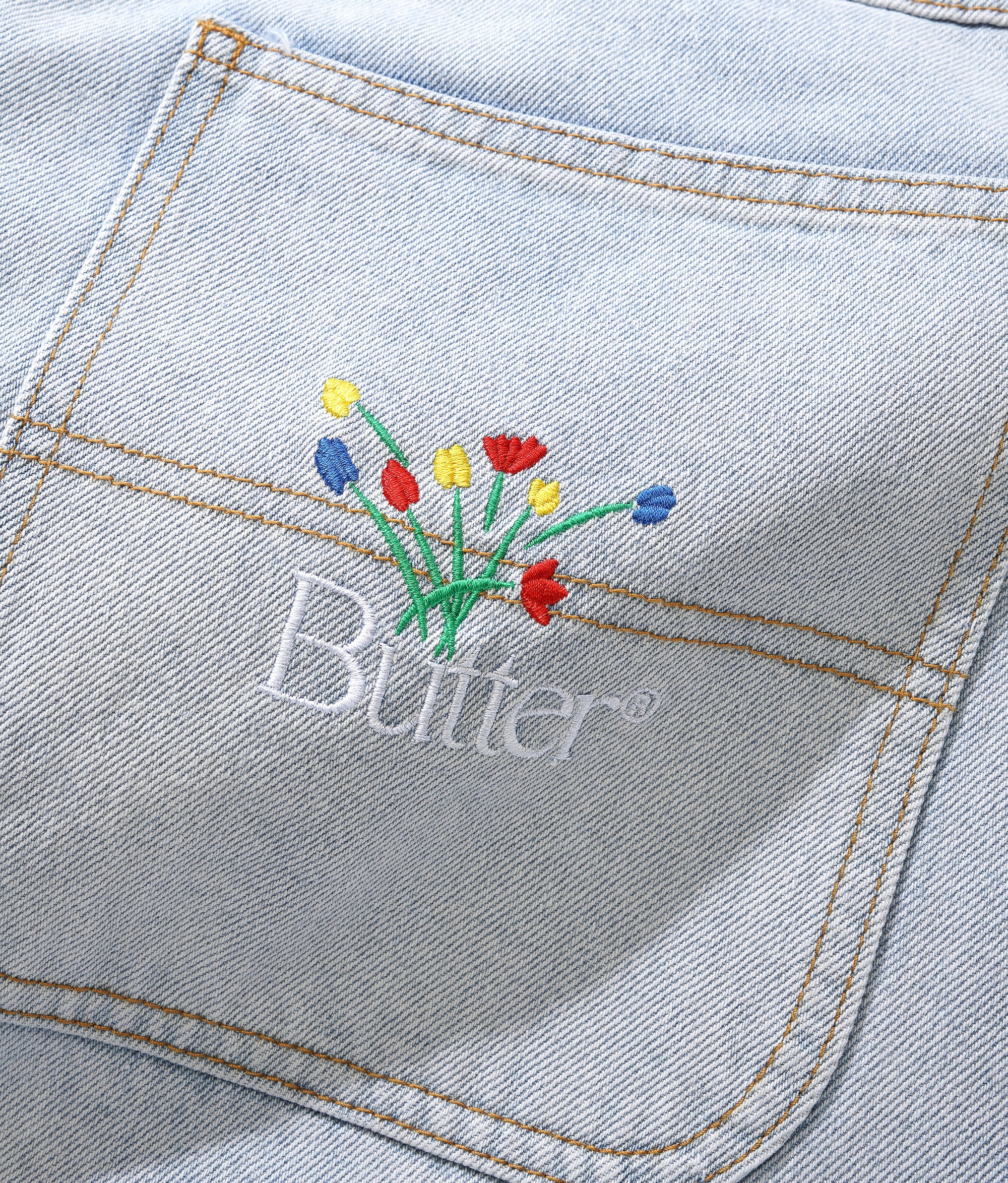 Butter Goods Bouquet Jeans Light Blue 4