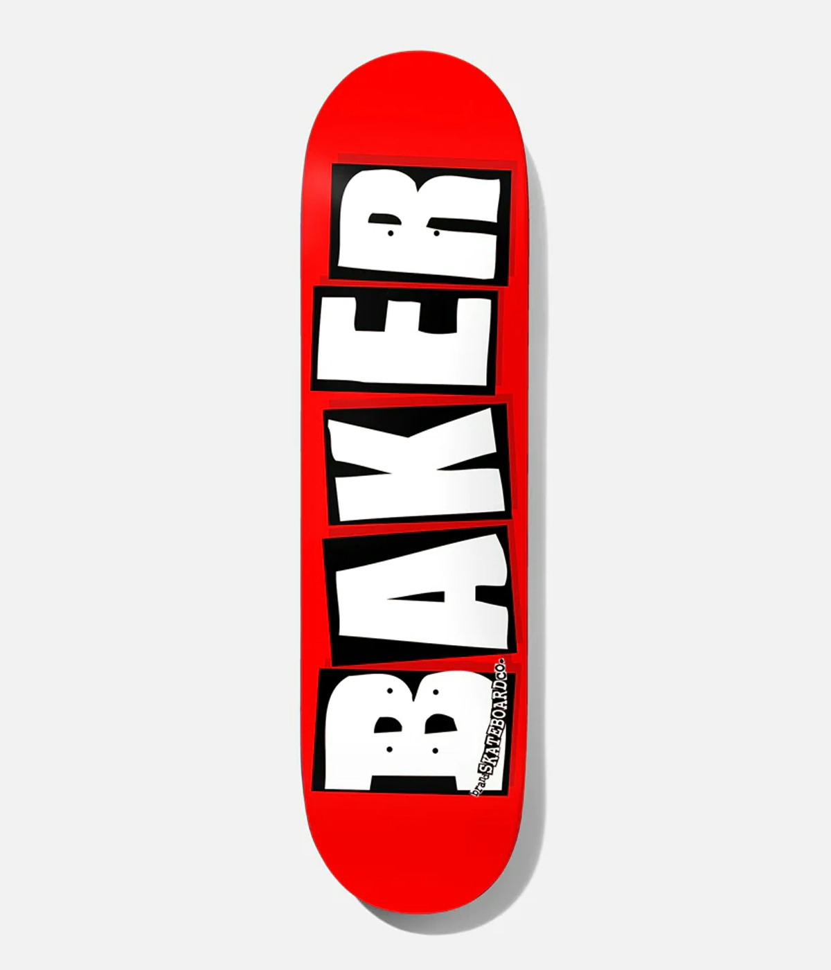 Baker Brand Logo White Skateboard 8.25" Multicolor 1