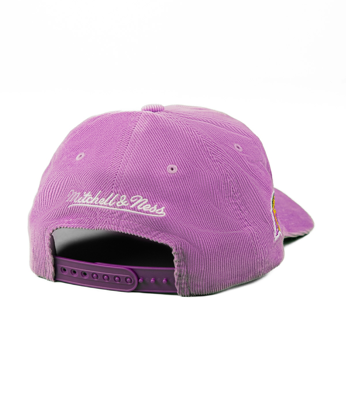 Mitchell & Ness Montage Cord Snapback - Los Angeles Laker Cap Purple 2