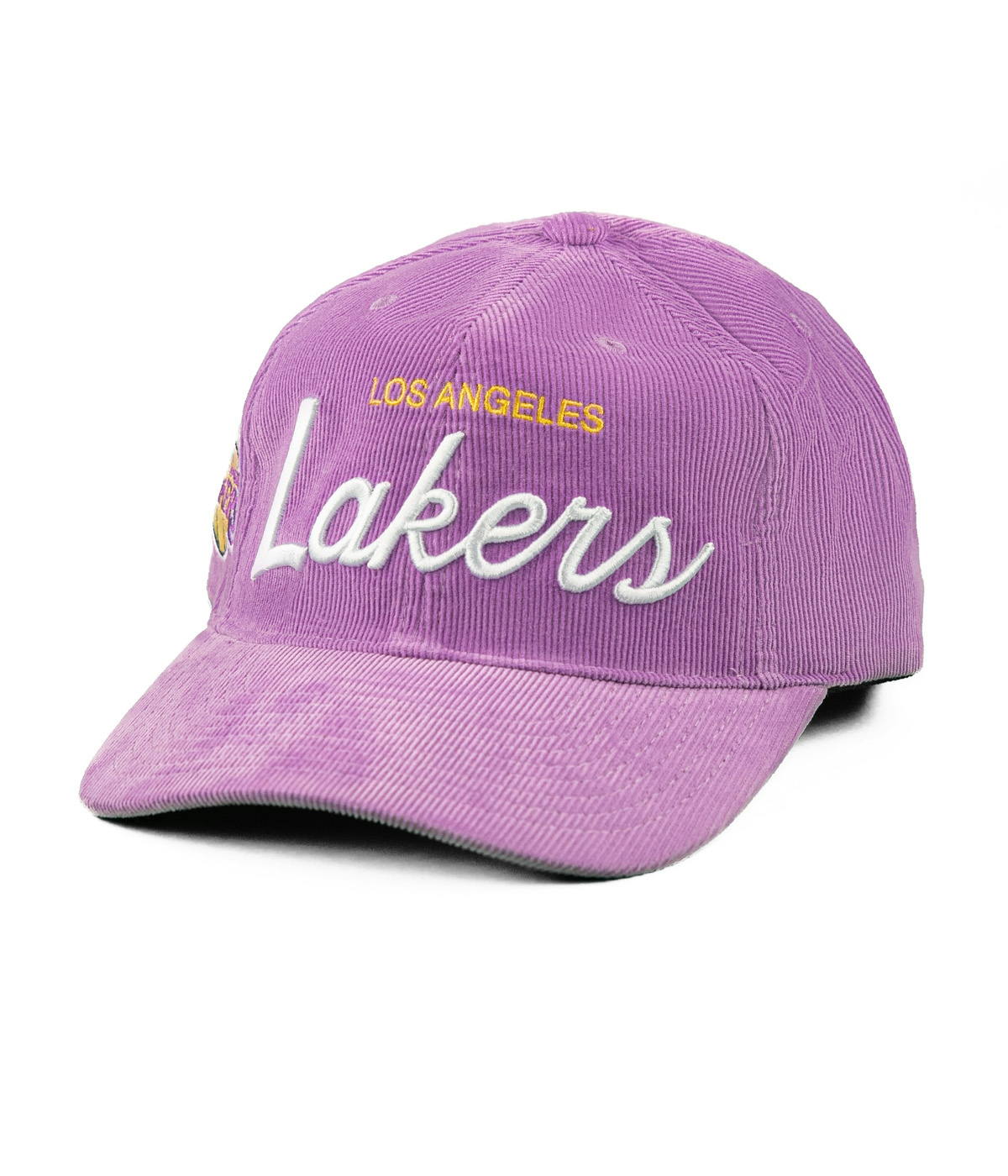 Mitchell & Ness Montage Cord Snapback - Los Angeles Laker Cap Purple 1