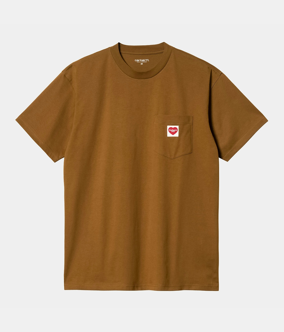 Carhartt S/S Pocket Heart T-Shirt Deep H Brown 1