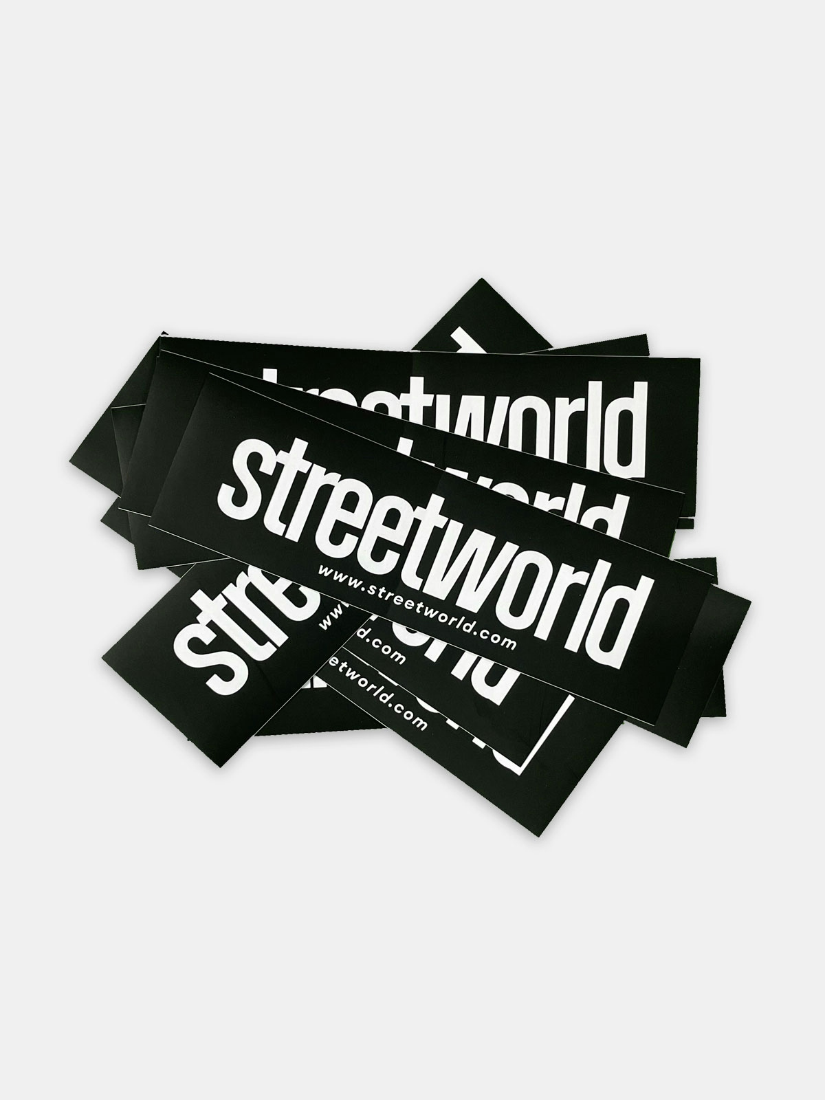 Streetworld Logo 10-pack Stickers Black 1