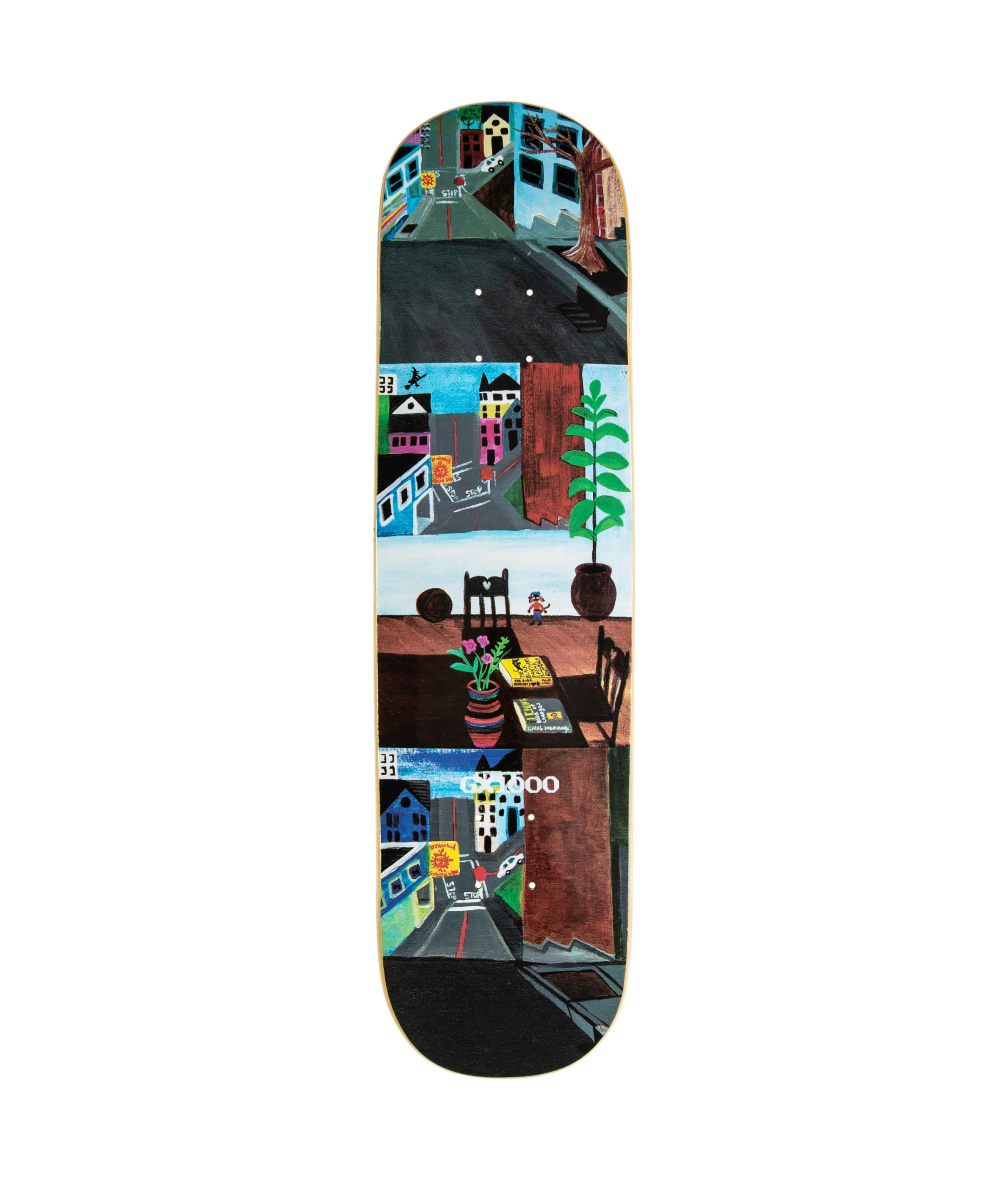 GX1000 Acid Smoked Hills Skateboard 8.25" Multicolor 1