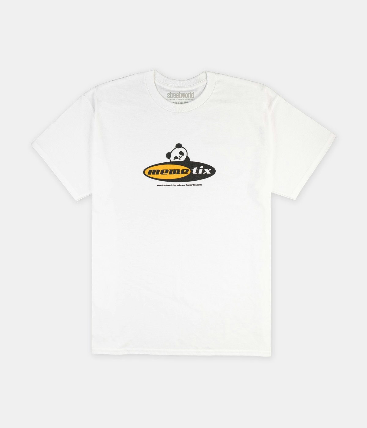Streetworld Memetix Panda T-shirt White 1