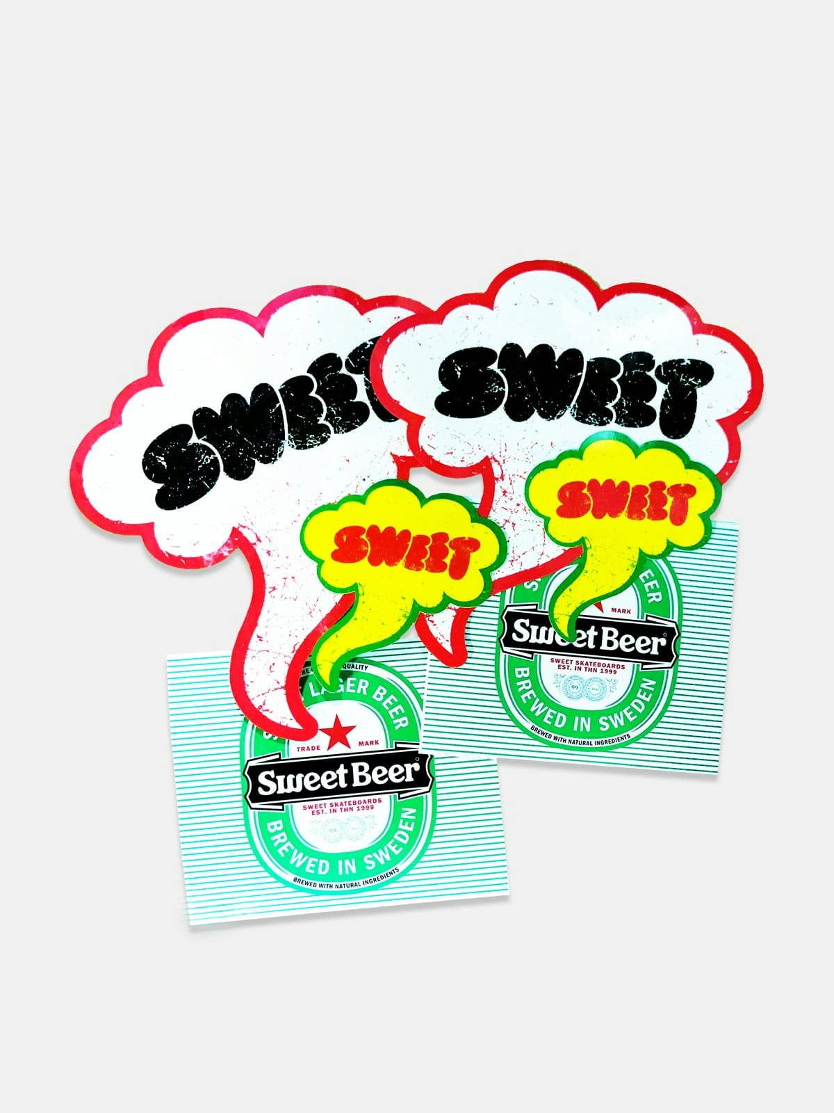 Vintage & Second Hand Sweet Sktbs - Sweet Mix 6-pack Stickers Multicolor 2