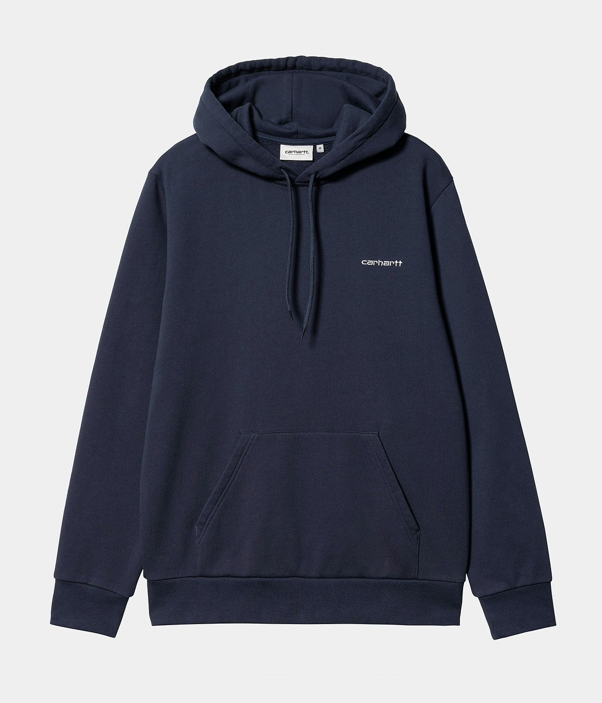 Carhartt Hooded Script Embroidery Sweater Blue / White 1