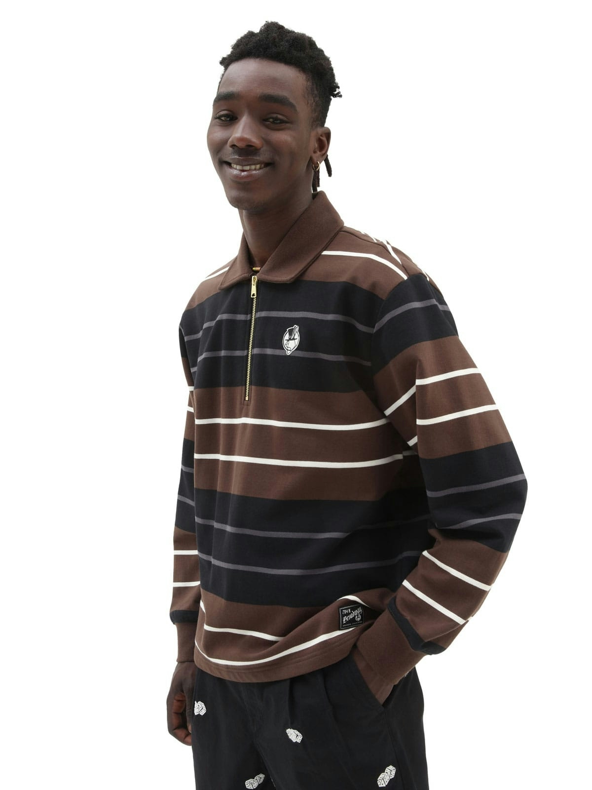 Vans High Hat Fleece Shirt Sweater Black/Demitasse 4