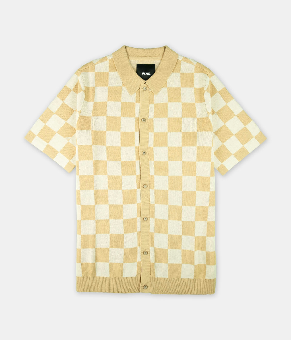 Vans Checkerboard Polo Sweater Oatmeal/Taos Taupe 1