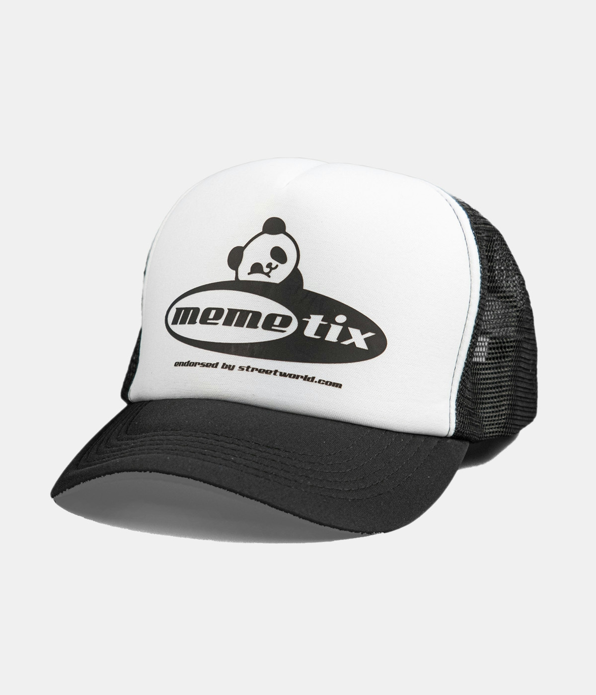 Streetworld Memetix Panda Trucker Cap Black/White 1