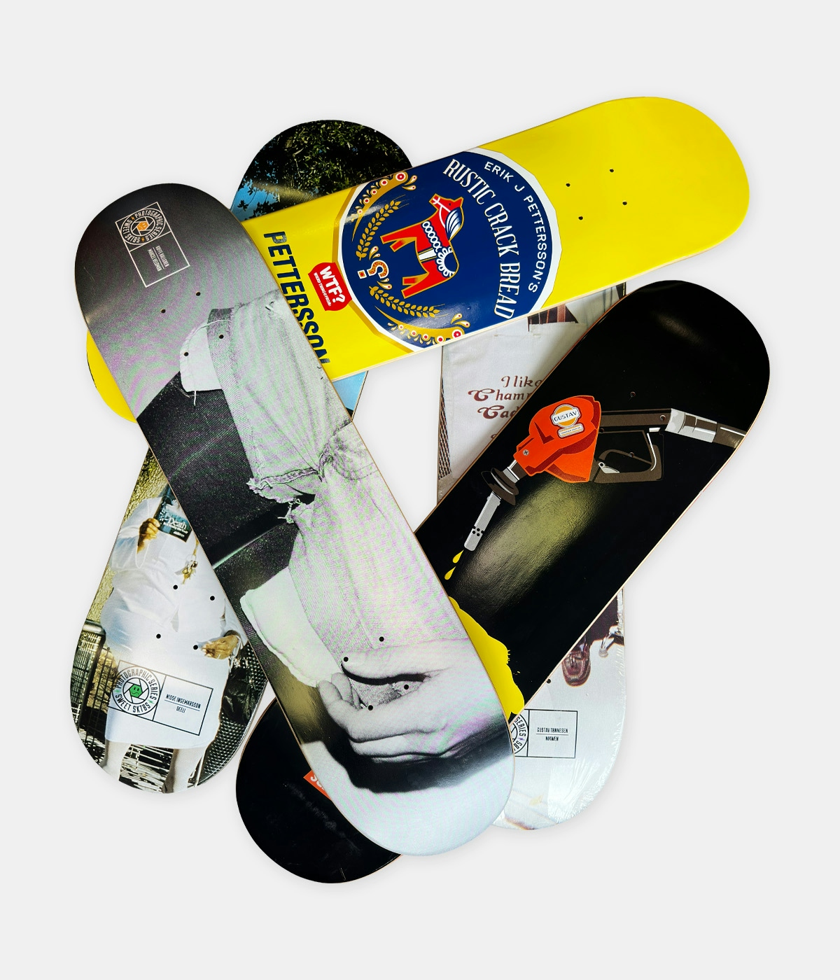 Vintage & Second Hand Assorted Skateboard Sweet SKTBS Multicolor