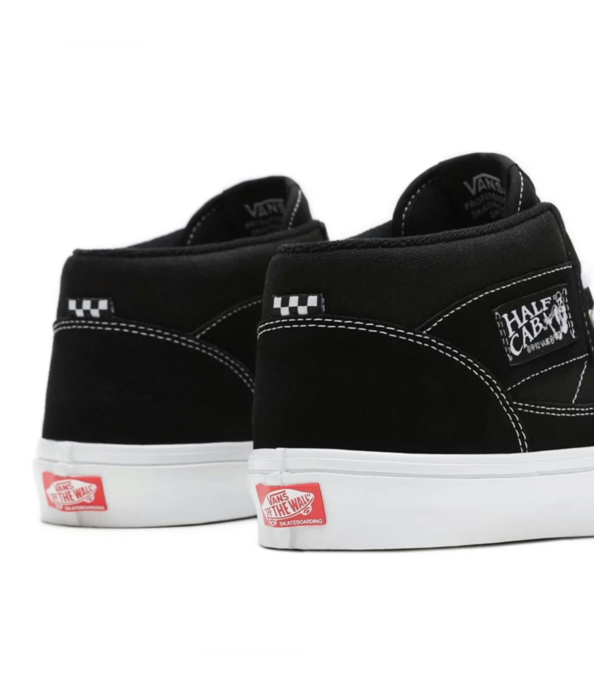 Vans Skate Half Cab Shoes Black/White 5