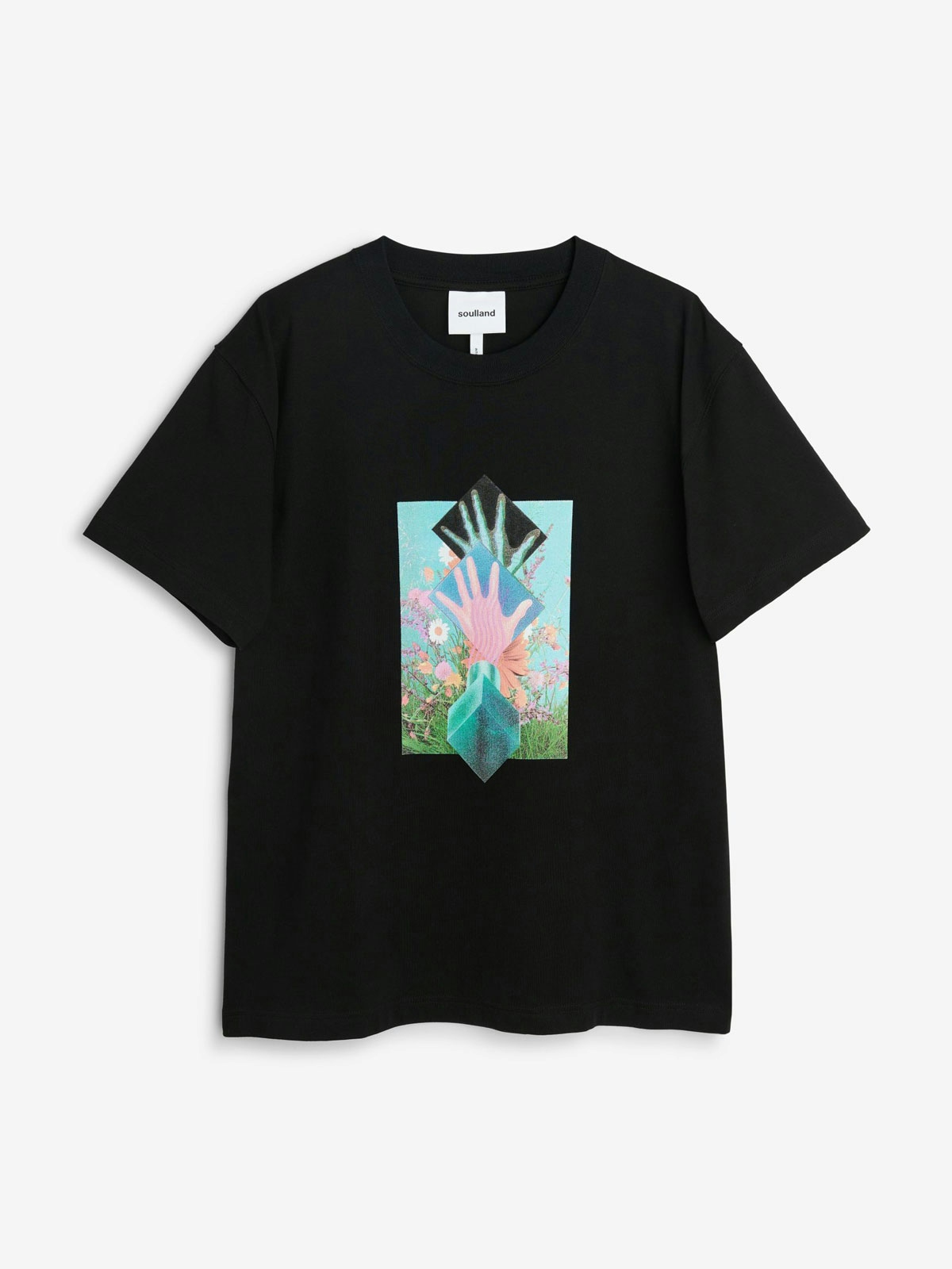 Poetic Collective Soulland x Poetic Collective T-shirt Black 1