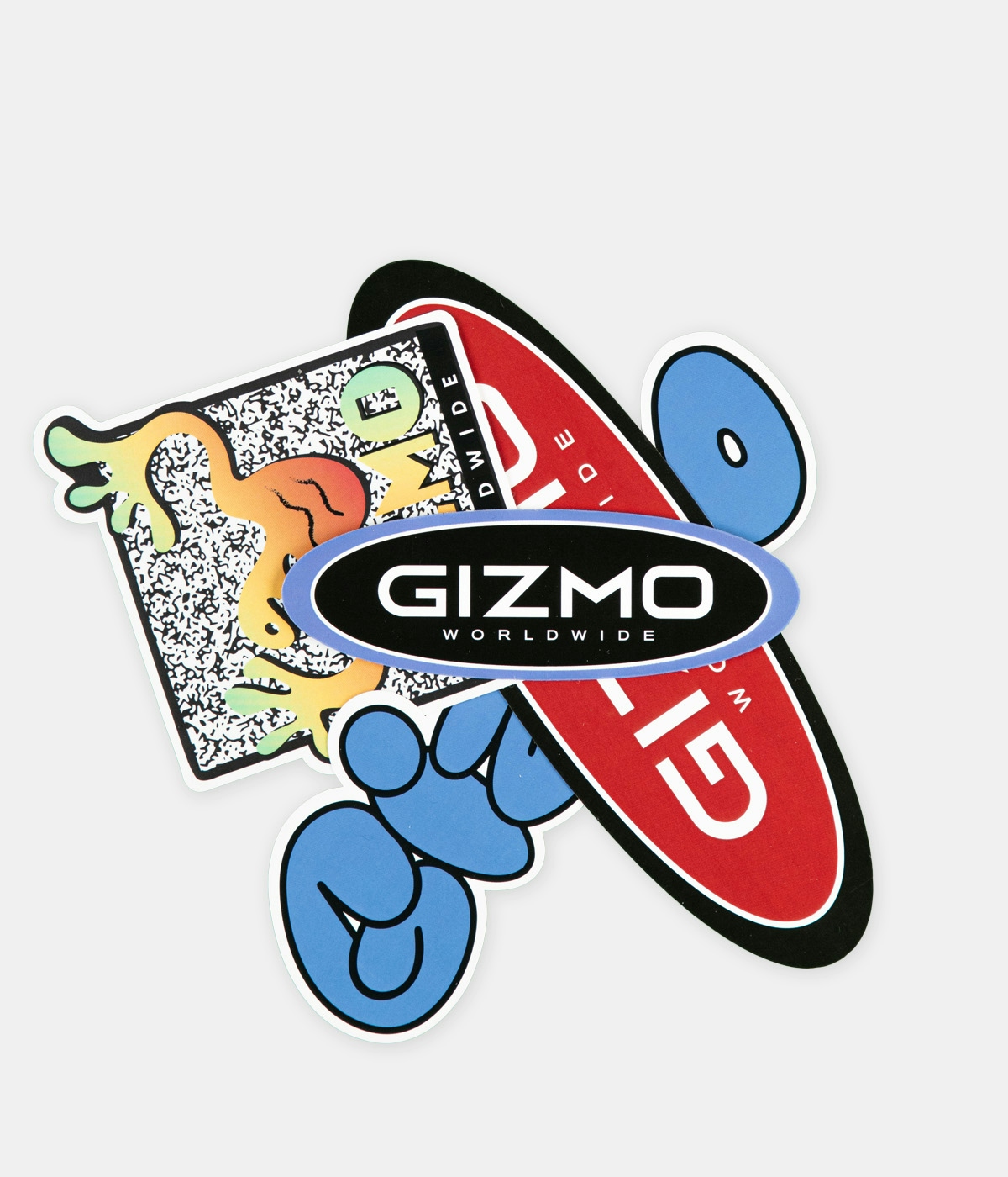 Gizmo Gizmo Mixed stickers 4-pack Multicolor 1