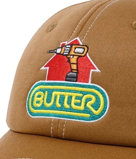Butter Goods Drill Trucker Cap Brown 2