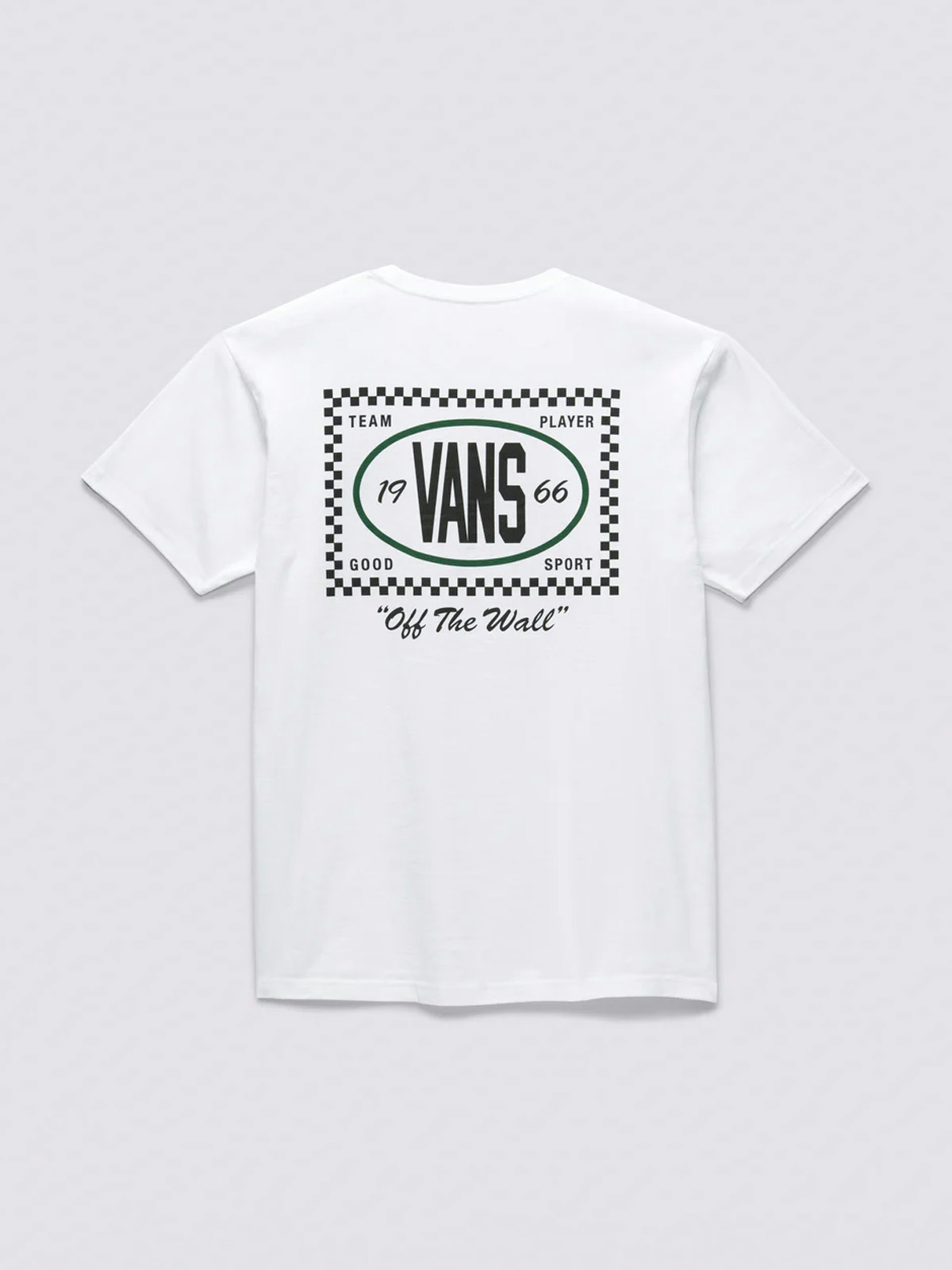 Vans Team Player Checkerboard T-shirt White 2