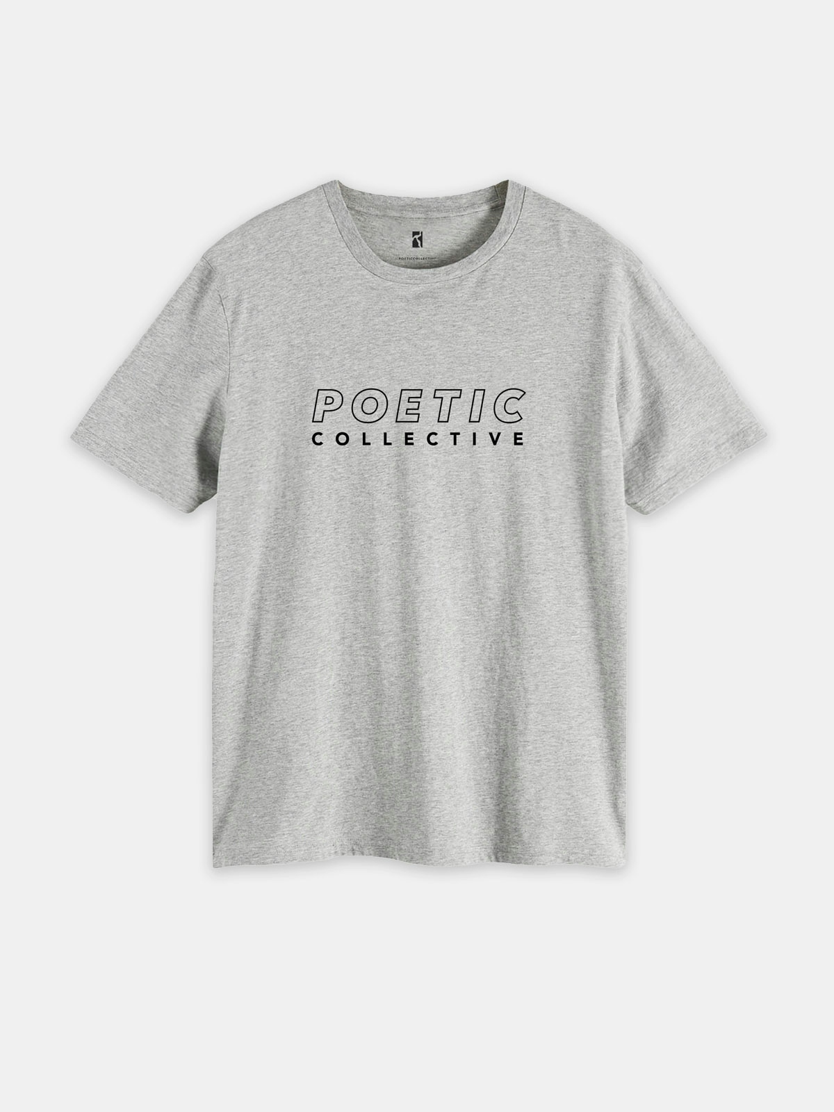 Poetic Collective Oversized Sports T-shirt Gray 1