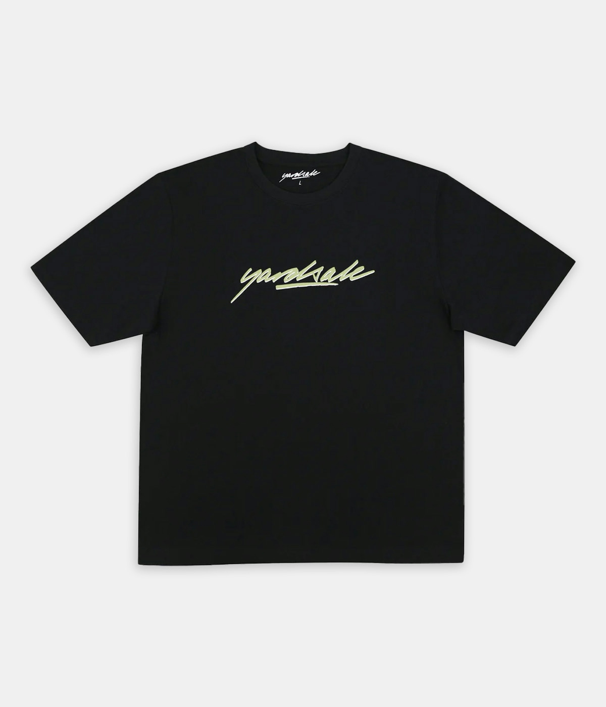 Yardsale Script T-Shirt Black 1