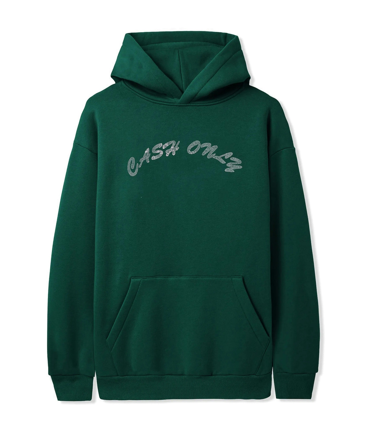 Cash Only Diamente Hoodie Forest Green 1