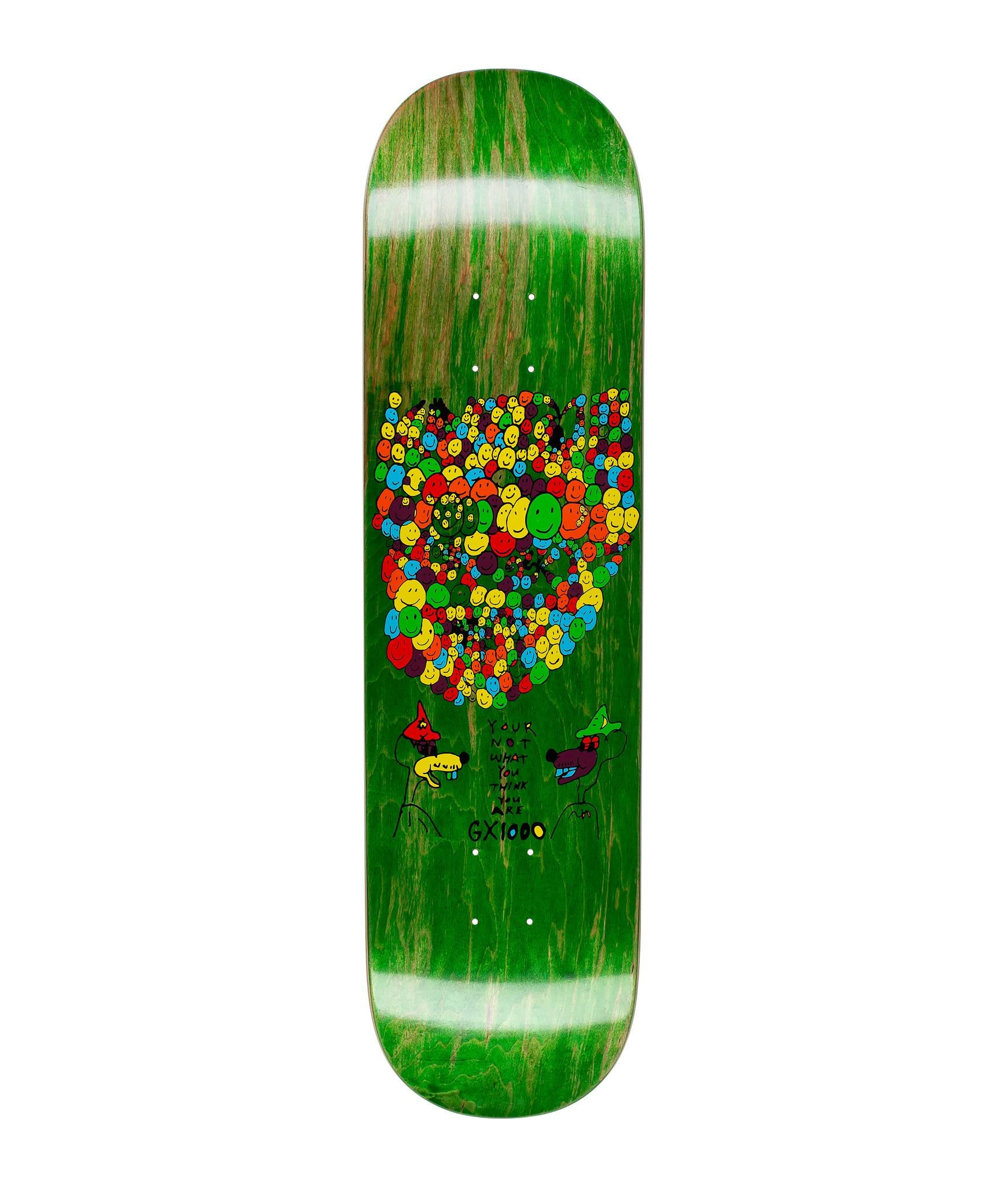 GX1000 You Are Not What You Think You Are Skateboard 8.25" Multicolor 1