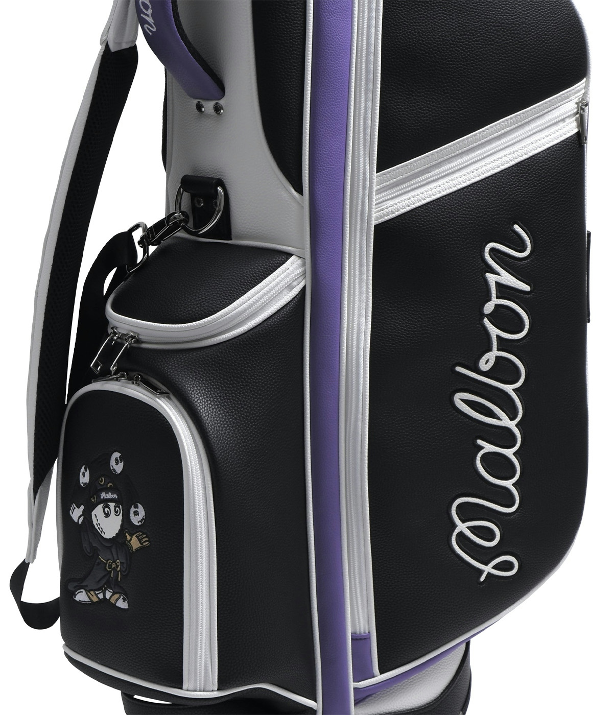 Malbon Golf Golf Bag Wiz Black 4