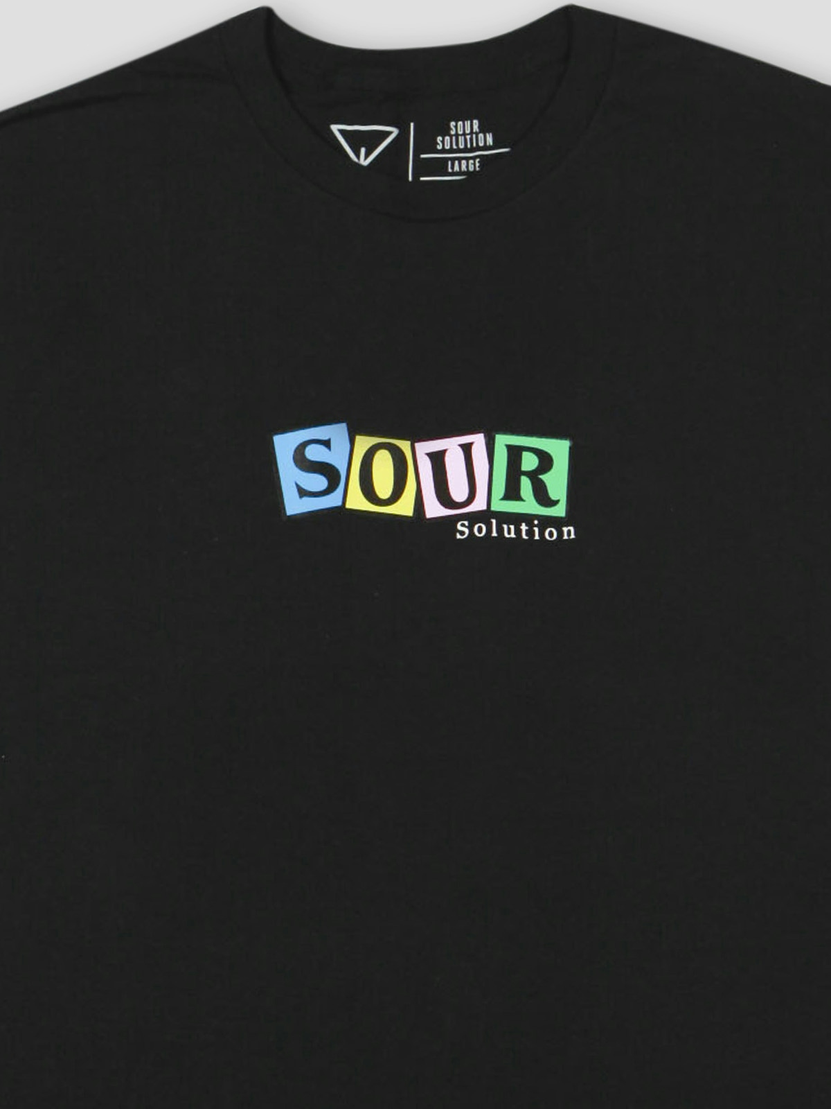 Sour Solution Block T-Shirt Black 2